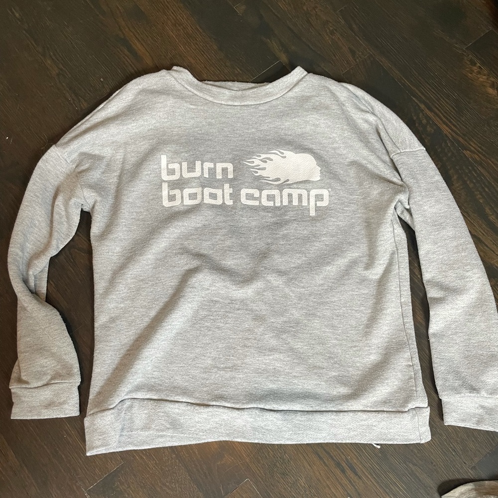 Burn Boot Camp cut out hoodie